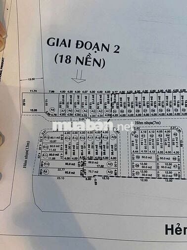 Bán nhiều nền đẹp 4 x 12/ 4 x 14,.. An Lạc, Bình Tân Chỉ từ 5,1 tỷ