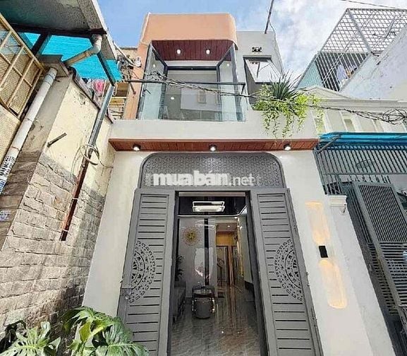 Bán nhà khu VIP Lê Văn Thọ, hẻm xe hơi, full nội thất, giá 5,48 tỷ