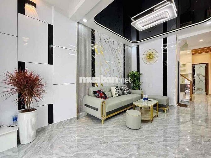 Bán nhà khu VIP Lê Văn Thọ, hẻm xe hơi, full nội thất, giá 5,48 tỷ