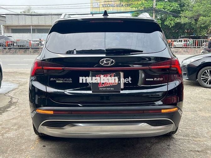 Hyundai Santafe 2021 Premium 2.2D,máy dầu,màu đen