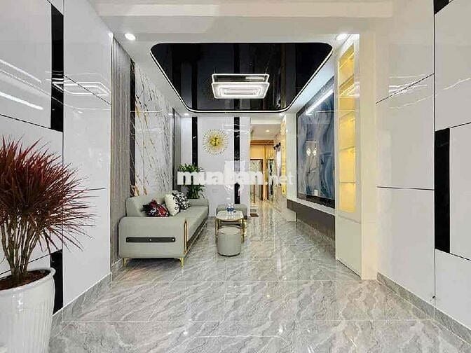 Bán nhà khu VIP Lê Văn Thọ, hẻm xe hơi, full nội thất, giá 5,48 tỷ