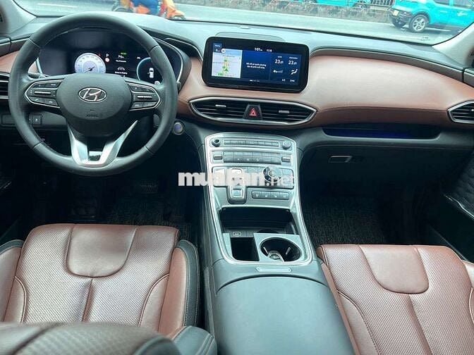 Hyundai Santafe 2021 Premium 2.2D,máy dầu,màu đen