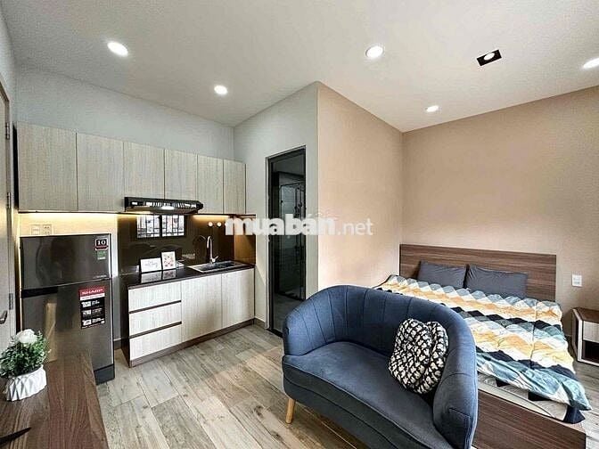 Căn Hộ Cho Thuê Nguyễn Gia Trí, Bình Thạnh_Full Nội Thất,Thang máy