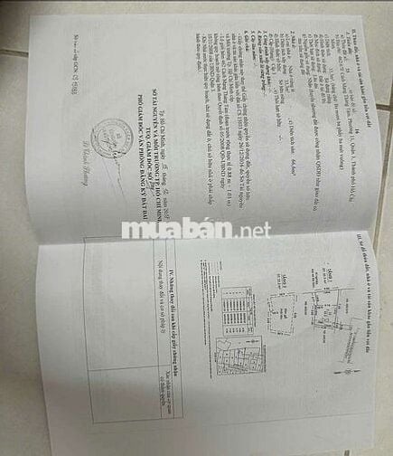 Chính chủ bán nhà hẻm CMT8, P. Nhiêu Lộc,HCM (P.11, Q.03 cũ) 3,8 tỷ TL