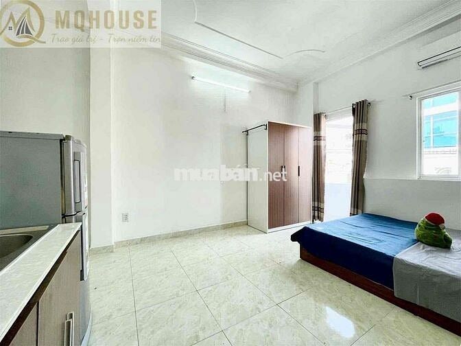 ♨️Căn hộ Studio 35m2 bancol lớn Full NT, Ngay đường Nguyễn Văn Trỗi♨️