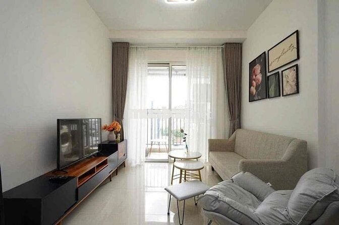 Cho thuê căn hộ ĐẸP 2PN.2WC y hình tiện nghi Golden Mansion