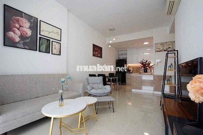 Cho thuê căn hộ ĐẸP 2PN.2WC y hình tiện nghi Golden Mansion