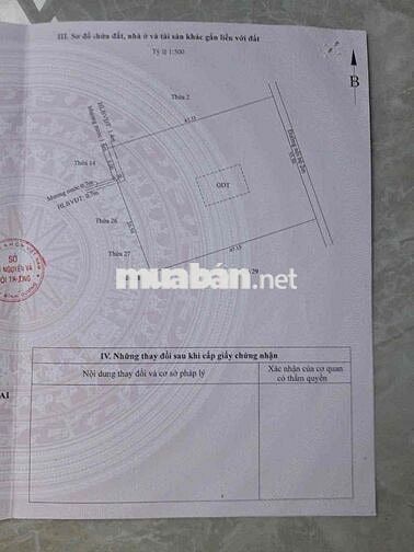 Đất An Thạnh Thuận An BD cũ. đườg thực tế 4m thông. 35,5x47 thổ cư 100