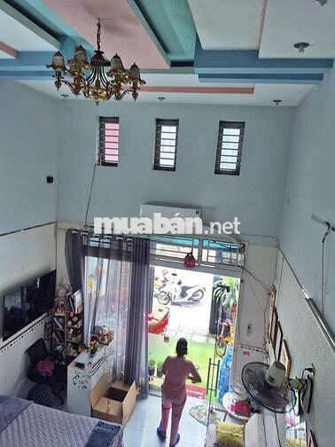 Nhà 2 Lầu Đúc Kiên Cố Mặt Đường Lớn Nguyễn Thị Thơi P. Hiệp Thành Q12