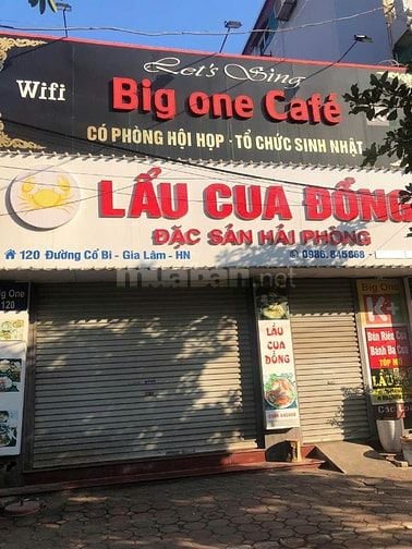 Cho thuê địa điểm kinh doanh tại số nhà 120 đường Cổ Bi, xã Gia Lâm