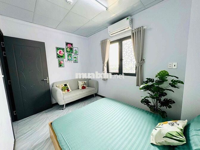 Cho Thuê Phòng 1PN Cửa Sổ Full NT Thang Máy - Hầm Xe  Nguyễn Văn Linh