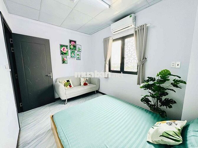 Cho Thuê Phòng 1PN Cửa Sổ Full NT Thang Máy - Hầm Xe  Nguyễn Văn Linh