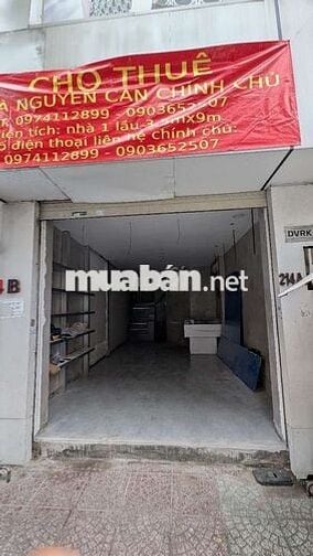 Cho Thuê Nhà Mặt Tiền Nguyễn Trãi Q1 chính chủ giá tốt