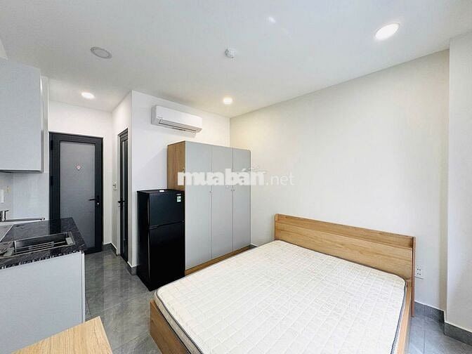 STUDIO RỘNG XINH GẦN VLU CS3 TÒA NHÀ THANG MÁY CỬA SỔ TRỜI