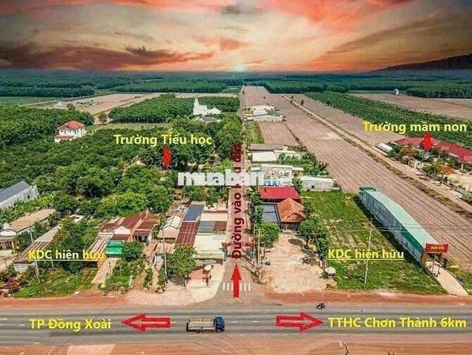 Bán gấp mặt tiền Xuyên Tâm cạnh KCN Becamex
