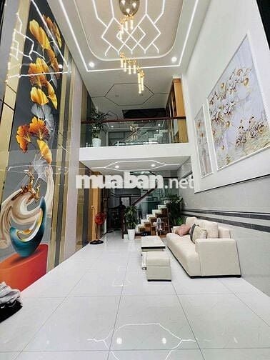 NHÀ 1 LỮNG 3 LẦU- HẺM 6M THÔNG