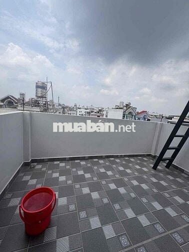 NHÀ 1 LỮNG 3 LẦU- HẺM 6M THÔNG