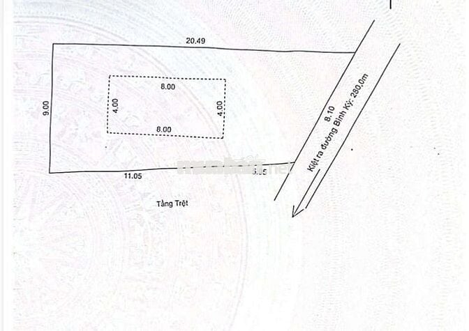 Bán kiệt ô tô 5m bình kỳ. 150m2. Rộng lớn. 3 tỷ 600 có tl. Hòa quý