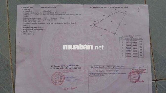 Bán Lô Đất Trồng Cây Hàng Năm 23000m2 Đã Tách Ra 4Sổ, Trung An, Củ Chi