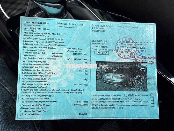 MG MG5 2022 Luxury - 18000 km