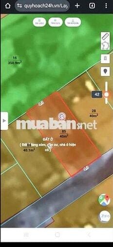 Bán đất Tổ 9 TT Quang Minh- DT 40m2- MT 4.3m- Ô tô đỗ cửa