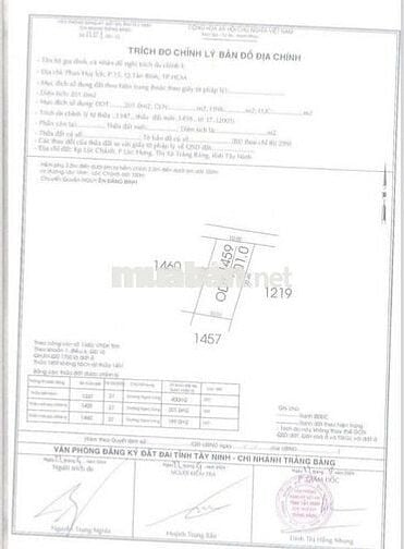 Bán nhanh lô đất Đ.Lộc Chánh gần chợ Lộc Hưng, DT 201m2 giá 700tr SHR