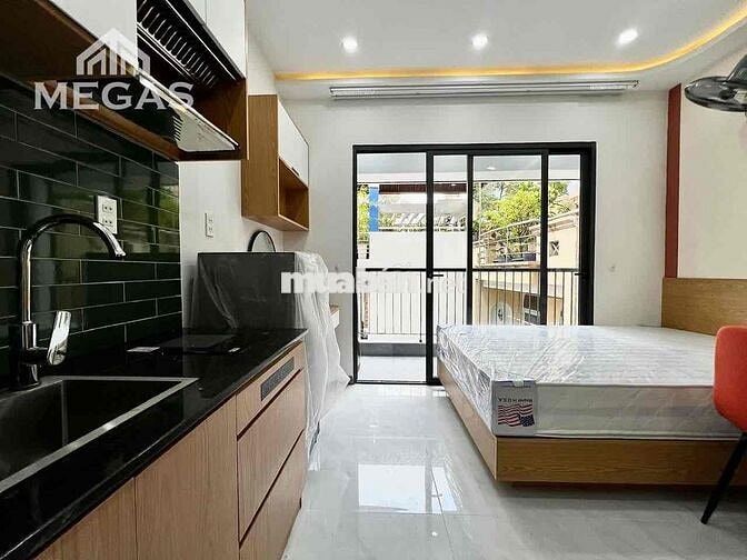 Cho Thuê Studio Bancolny Full Nội Thất Ngay Vòng Xoay Cống Quỳnh