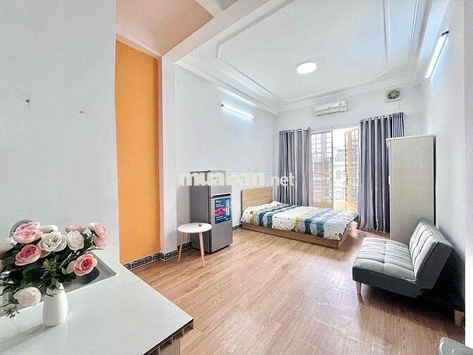 CHDV full nội thất, mặt tiền đường, tự do 24/24, dt:20m2-60m2.Giá 4tr9