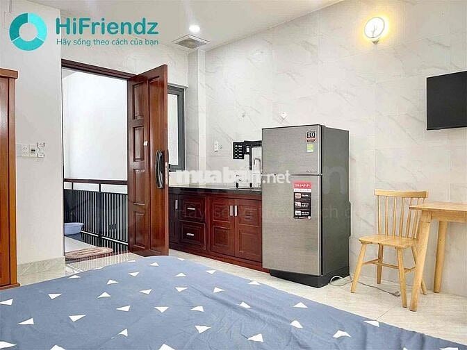 TRỐNG SẲN 1P STUDIO FULL NỘI THẤT MÁY GIẶT RIÊNG