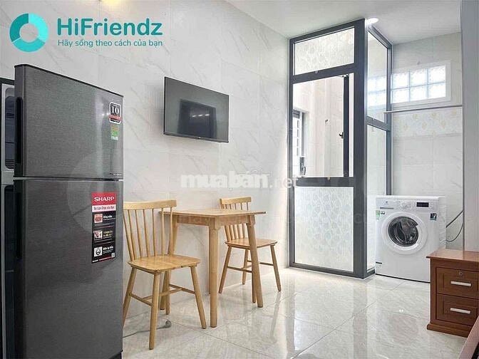 TRỐNG SẲN 1P STUDIO FULL NỘI THẤT MÁY GIẶT RIÊNG