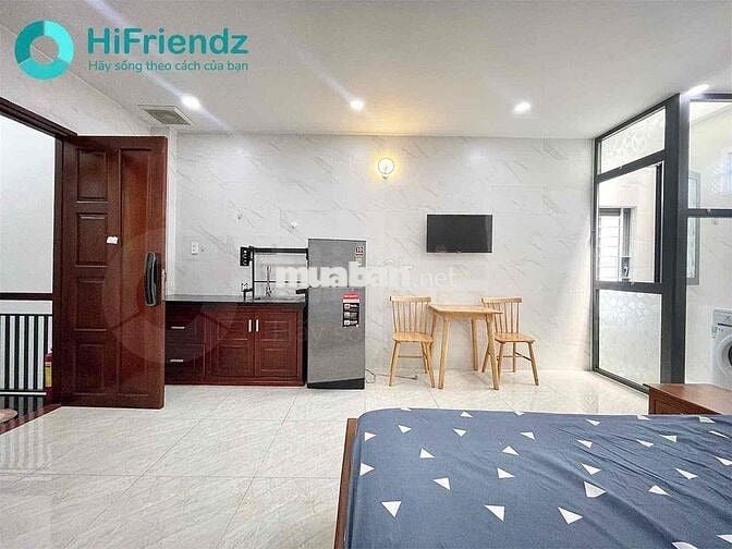 TRỐNG SẲN 1P STUDIO FULL NỘI THẤT MÁY GIẶT RIÊNG