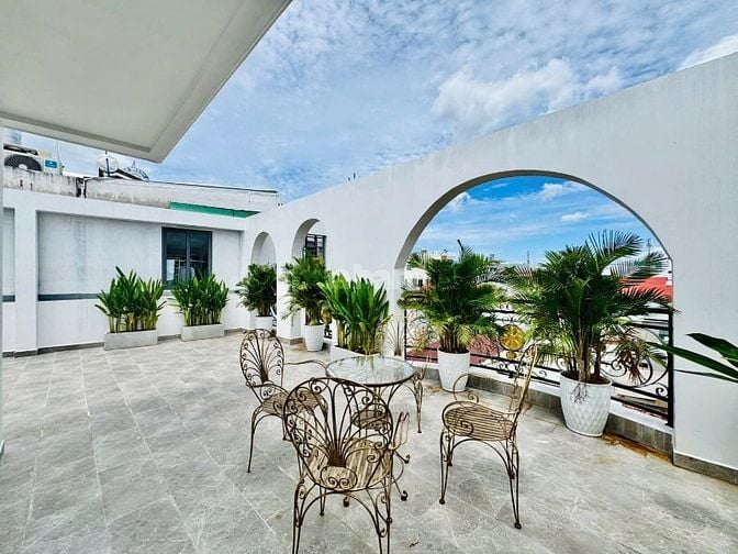 Căn nhà villa xây dựng mới 1 trệt 3 lầu sân thượng chỉ nhỉnh 3tỷ SHR