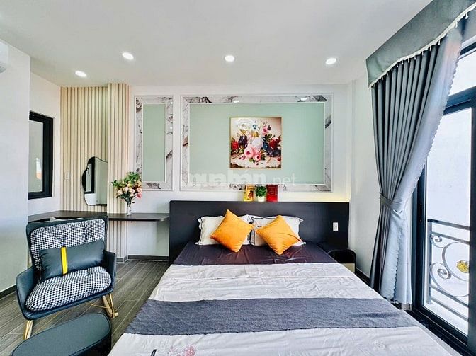 Căn nhà villa xây dựng mới 1 trệt 3 lầu sân thượng chỉ nhỉnh 3tỷ SHR