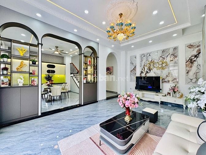Căn nhà villa xây dựng mới 1 trệt 3 lầu sân thượng chỉ nhỉnh 3tỷ SHR