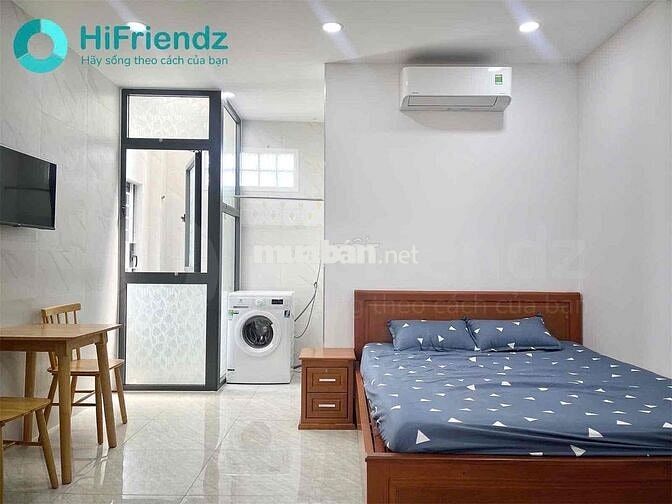 TRỐNG SẲN 1P STUDIO FULL NỘI THẤT MÁY GIẶT RIÊNG