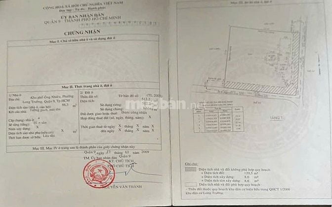 Đất lớn Nguyễn Duy Trinh Thủ Đức – 3 mặt tiền, giá chỉ 63 triệu/m2