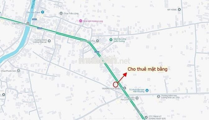 CHO THUÊ NHÀ MẶT TIỀN – ĐƯỜNG 879, LƯƠNG HÒA LẠC, CHỢ GẠO – GIÁ TỐT