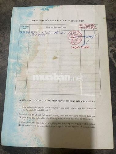 BÁN ĐÌA NHÀ KHÔNG SỬ DỤNG – CHÍNH CHỦ – KHÔNG QUA TRUNG GIAN