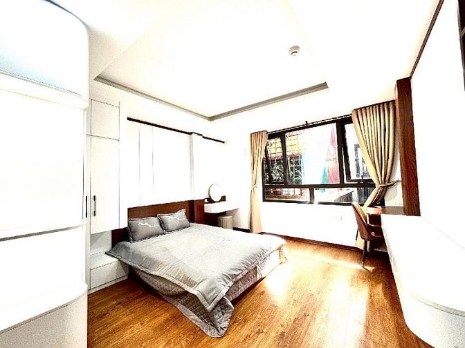 Bán nhà khu phân lô Kim Đồng , Dt 62 , Mt 5,6m nhà mới 7t thag máy 