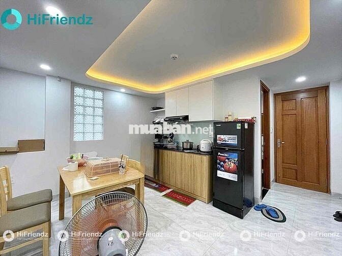 CĂN HỘ 1 PHÒNG NGỦ + 1 PHÒNG BẾP FULL NỘI THẤT NGAY DƯƠNG QUẢNG HÀM