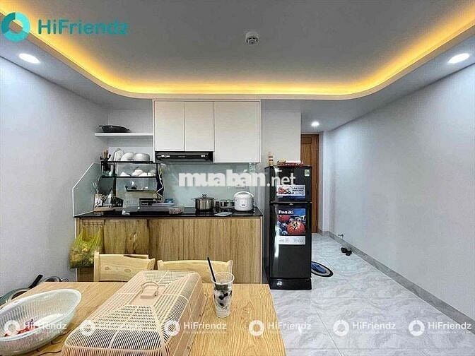 CĂN HỘ 1 PHÒNG NGỦ + 1 PHÒNG BẾP FULL NỘI THẤT NGAY DƯƠNG QUẢNG HÀM