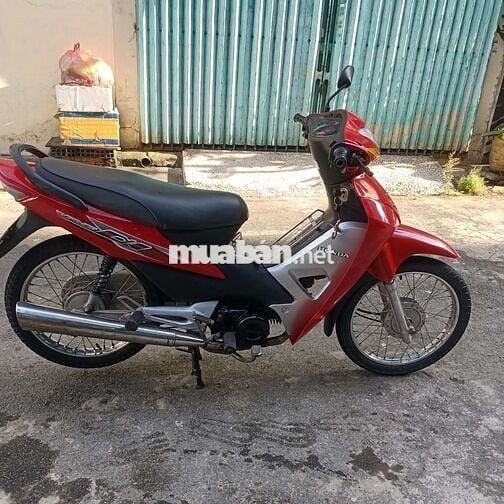 Xe wave alpha 110cc màu đỏ bánh tâm thắng đùm bs