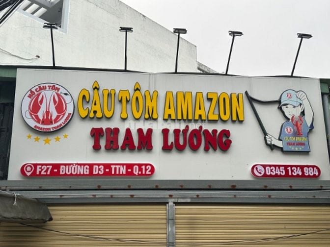 Sang nhượng hồ câu Tôm Q12 ngay cầu THAM LƯƠNG