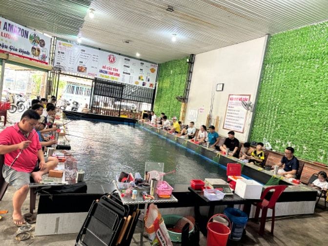 Sang nhượng hồ câu Tôm Q12 ngay cầu THAM LƯƠNG