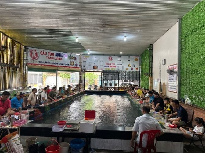 Sang nhượng hồ câu Tôm Q12 ngay cầu THAM LƯƠNG