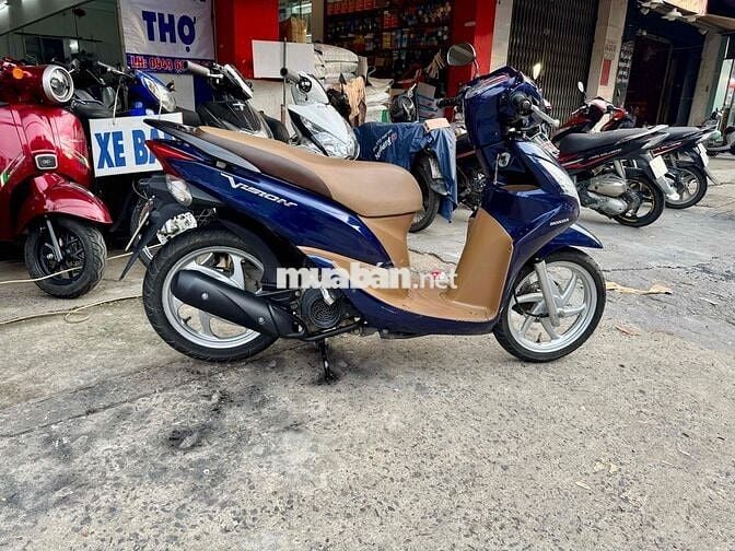 🔵🔵 Vision xanh đen 2013 xe đẹp có trả góp