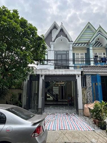 Nhà mặt tiền 16m hiện đại 5mx22m đi bộ ra chợ  đúc 1 lầu 4 p.n 4wc