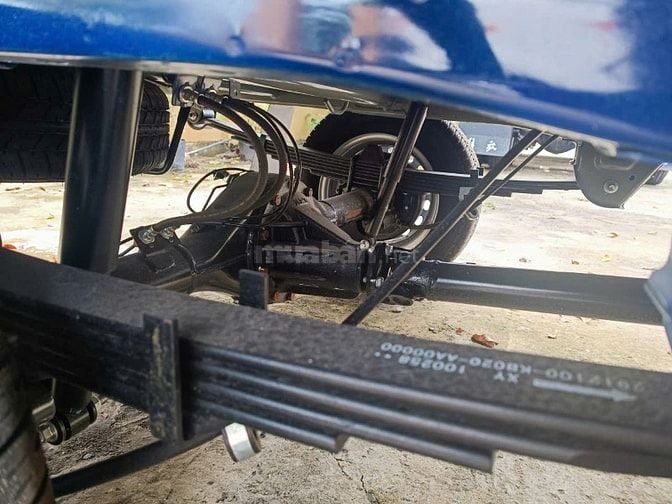 SRM T50 xanh đậm thùng khung mui bạt