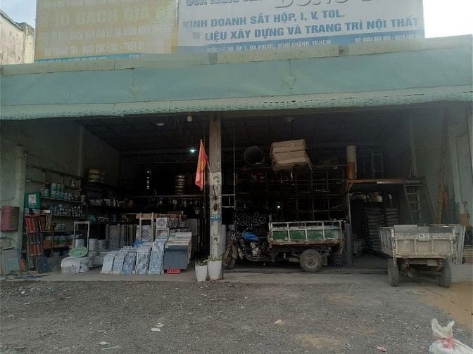 Bán nhà mặt tiền qlo 50, dt 12.5 x 25m