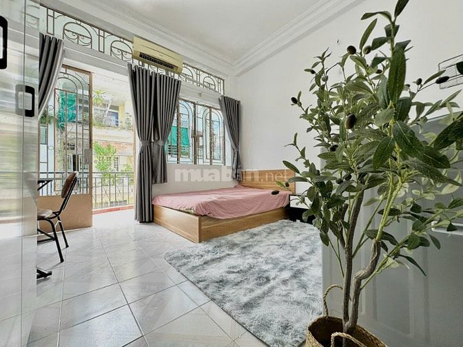 Cho thuê căn hộ studio ban công - gần chợ bà chiểu và trường đại học